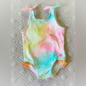 Ruffle Butts - Rainbow Tie Dye Swimsuit 18-24 Mo